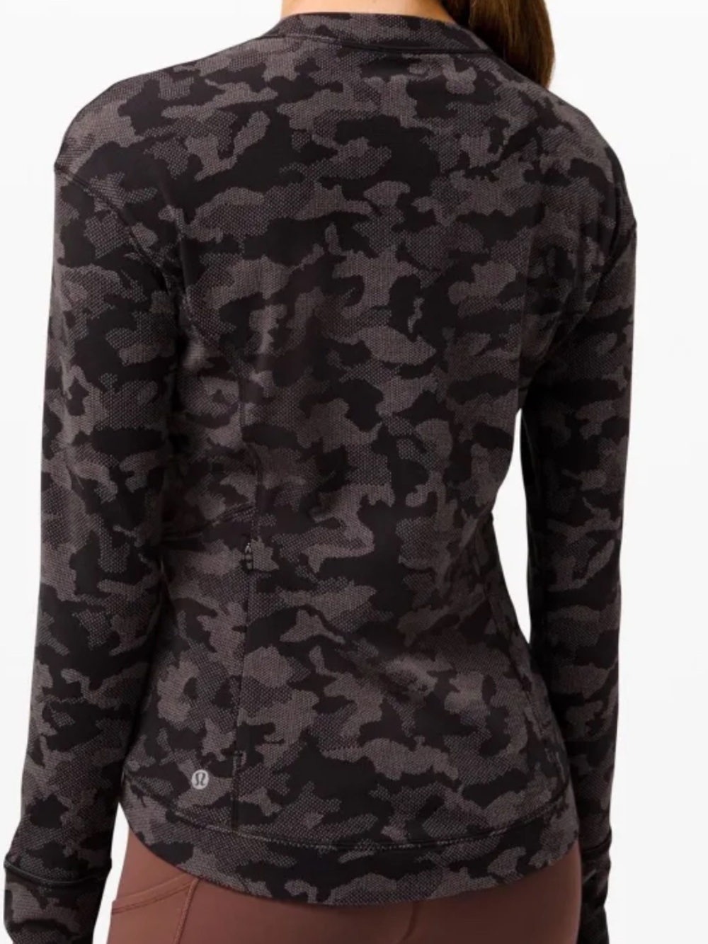 Lululemon Rulu Close to Crossing Long Sleeve Top in Heritage Camo size 12 - Picture 5 of 6